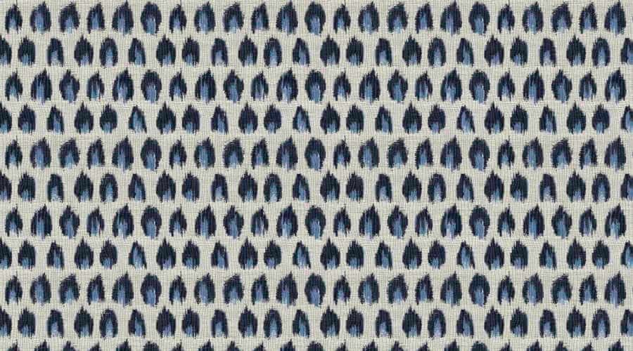 SPOTTED IKAT - INDIGO